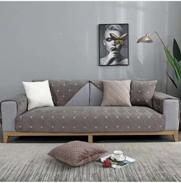 Makhome дивандек для дивана 161341 серый 90x300