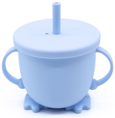 Melikey Silicone поильник с трубочкой, 150 мл, силикон, 10034SPP