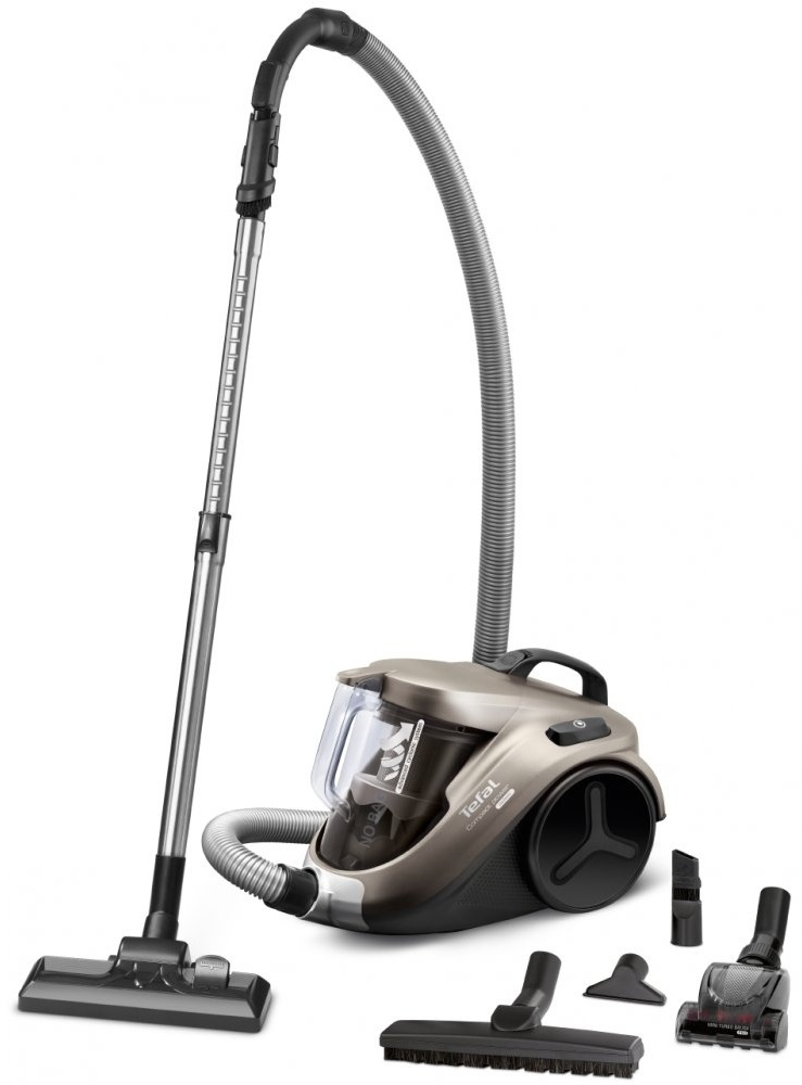 Купить Пылесос Tefal Compact Power Cyclonic TW3786 черный, коричневый в ...