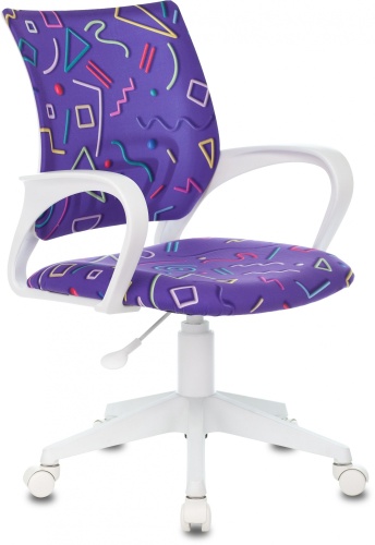 Детское компьютерное кресло Бюрократ BUROKIDS 1 W-STICKVI, фиолетовый