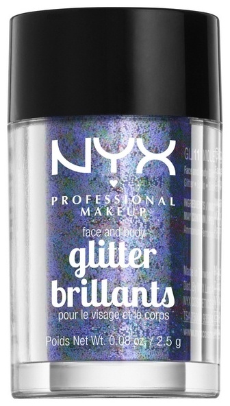 NYX Professional Makeup Face And Body Glitter Brillants хайлайтер Violet 11