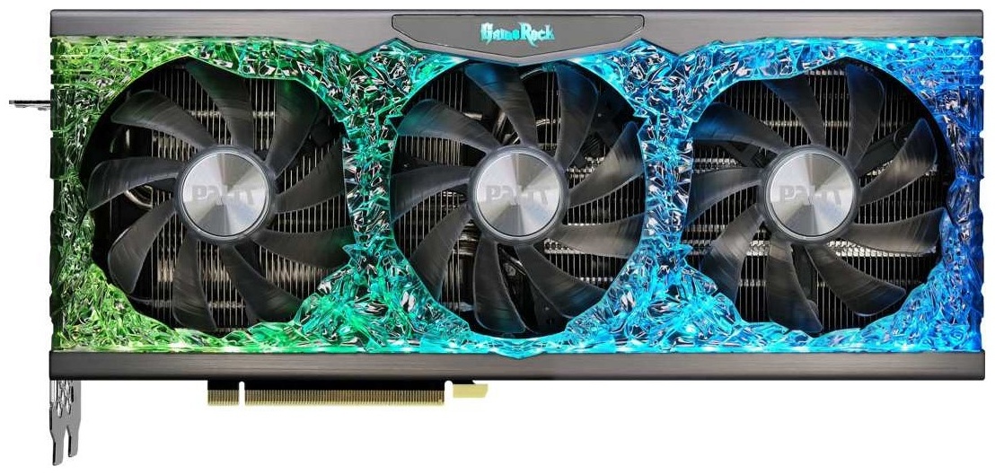 Видеокарта Palit GeForce RTX 3080 PA-RTX3080 GAMEROCK 10G V1 LHR 10GB