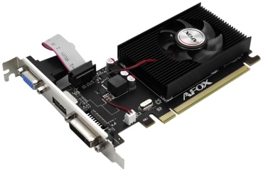 SVGA PCI Express, 2 GB, Afox R5 230 [AFR5230-2048D3L5-V2], DVI/HDMI/VGA, GDDR3/64bit + LP