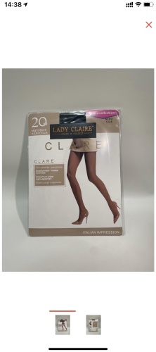 Колготки LADY CLAIRE черный, графит