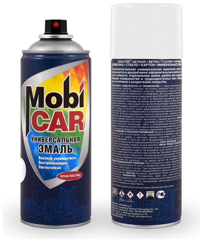 MobiCAR автоэмаль 74611 белый