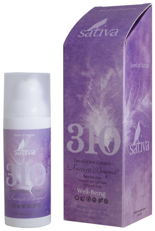 Sativa №310 Amethyst Bouquet дезодорант для женщин 50 мл