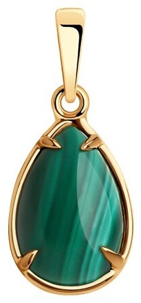 Подвеска Diamant 51-330-01800-1 вес 0.65 г золото, без вставок