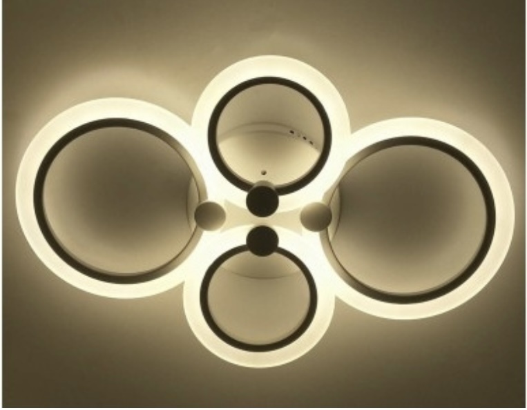 Люстра потолочная LED, кол-во ламп: 4 шт