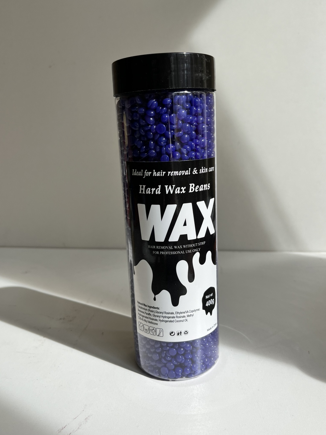 Воск Hard Wax Beans Hard wax 400гр Lavender плотность средняя в гранулах 400 г