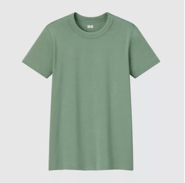 Футболка Uniqlo зеленый