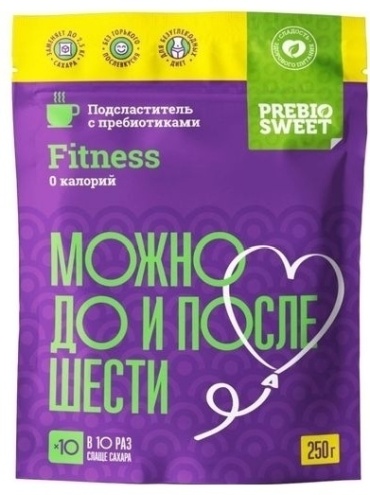 Prebio Sweet сахарозаменитель Fitness 250 г