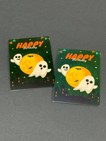 BOXKZ шильдик Happy Birthday 50 шт