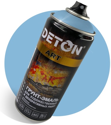 Аэрозоль DETON ART грунт-эмаль Lenor 520мл