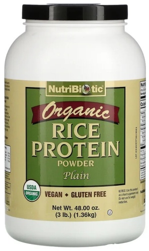 NutriBiotic Organic Rice Protein Powder 1360 г