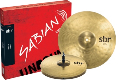 Набор тарелок SABIAN SBr First Pack SBR5001 золотистый 13 дюймов, 16 дюймов