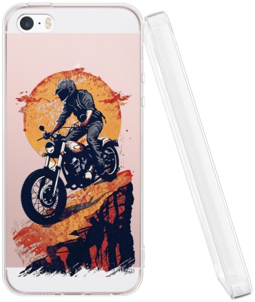 Чехол Mcover для Apple iPhone SE, iPhone 5, iPhone 5S рисунок