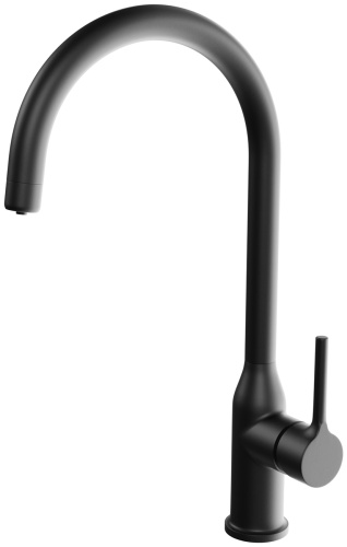 Смеситель для кухни Santek WH5A43020N001, латунь, цвет черный