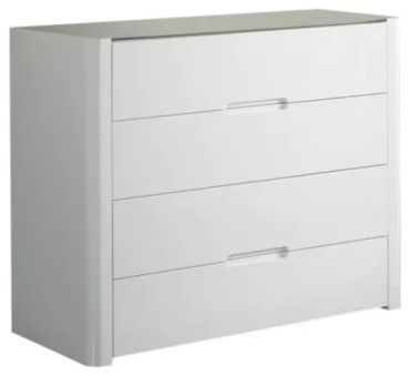 Комод SK Trade Kendra, 103x33x84 см, белый