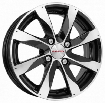 K&K Джемини 5.5x14/4x98 D58.5 ET40 4 диска черный, серебристый