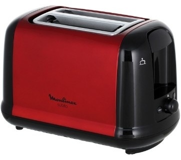 Тостер Moulinex Subito LT260D30 черный, красный