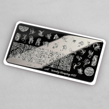 Swanky Stamping пластины Arti for you 002