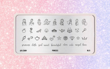 Go! Stamp Пластина для стемпинга 31 Princess