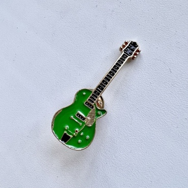 Пин гитара Gibson значок зеленый