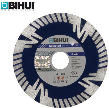 Диск отрезной алмазный 125x22.23х2.4 мм, BIHUI DCDF125