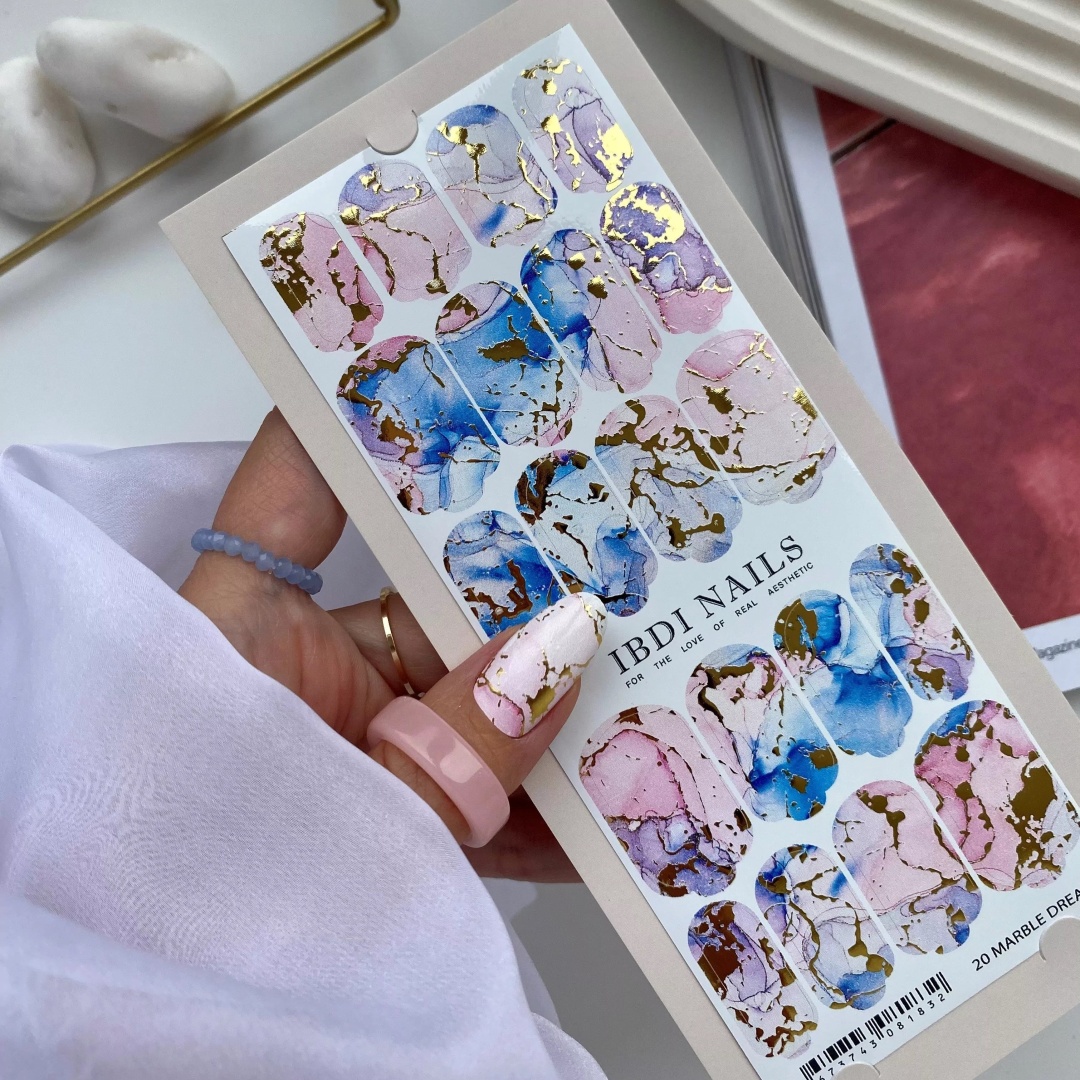 IBDI Nails пленки 20 MARBLE DREAMS 1 шт