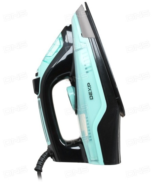 Утюг DEXP CE2400KF черный-голубой