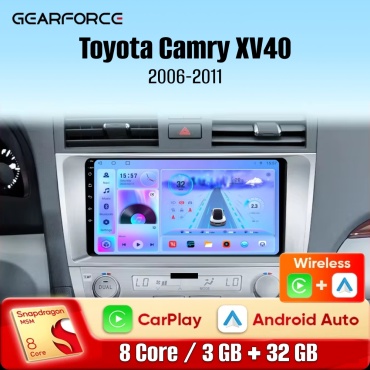 GearForce MDK Toyota Camry XV40 2006-2011 3gb+32gb + камера заднего вида в штатное место