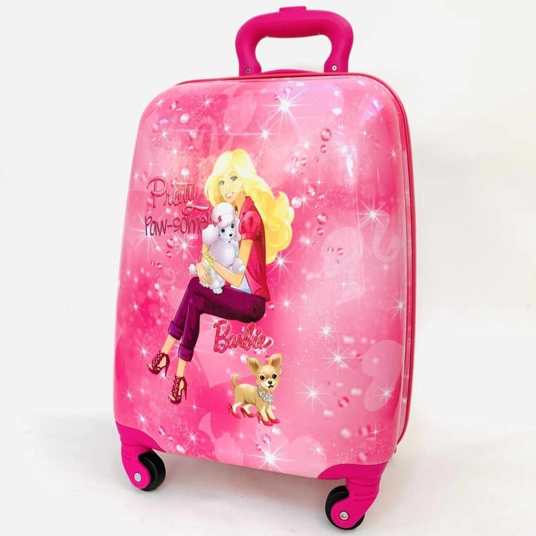 Чемодан Wau Barbie поликарбонат 26 л розовый