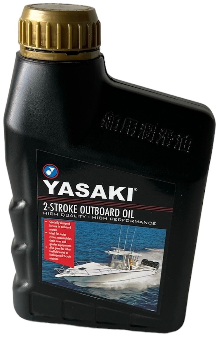 Моторное масло минеральное YASAKI 2-STROKE OUTBOARD OIL TC-W3 1 л