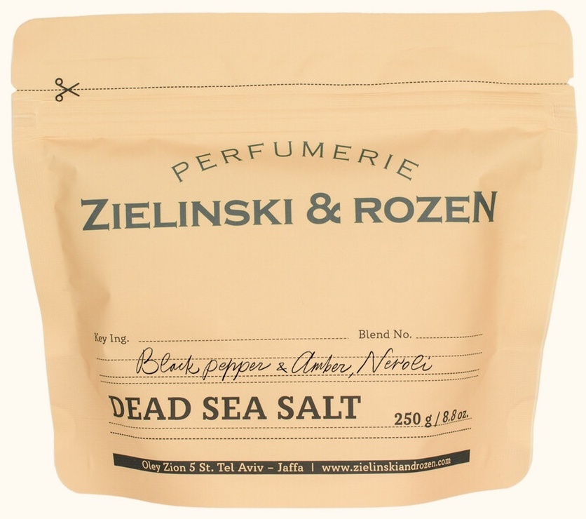 Zielinski & Rozen Black Pepper, Ambra, Neroli морская соль 250 г