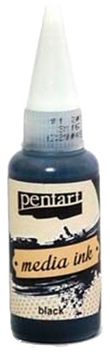 Pentart Алкогольные чернила Media Ink Black 20 мл