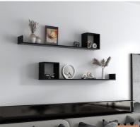 Полка Sore M03, 105х15x65 см, черный