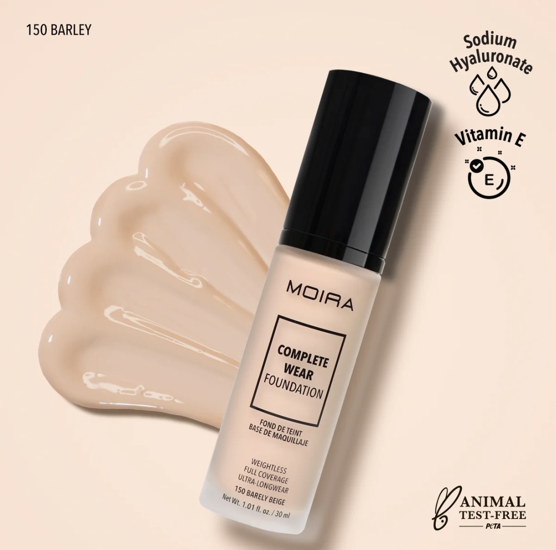 MOIRA Complete Wear Foundation тональный крем 150 Barely Beige 30 мл