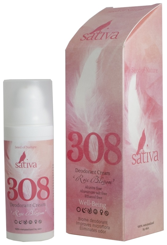 Sativa №308 Rose Blossom дезодорант для женщин 50 мл