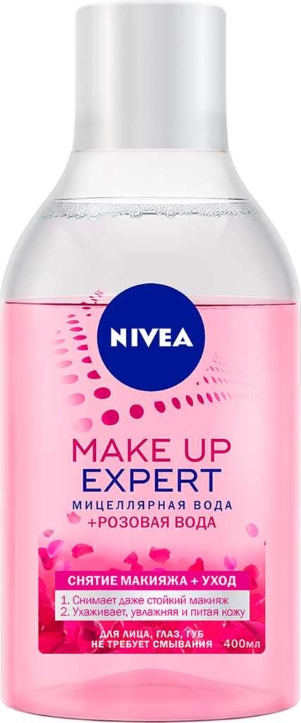 NIVEA Make-Up Expert + Розовая вода мицеллярная вода 400 мл