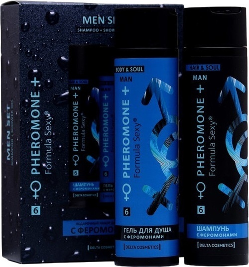 DELTA cosmetics Formula Sexy Pheromone №6 набор по уходу за волосами и телом для мужчин