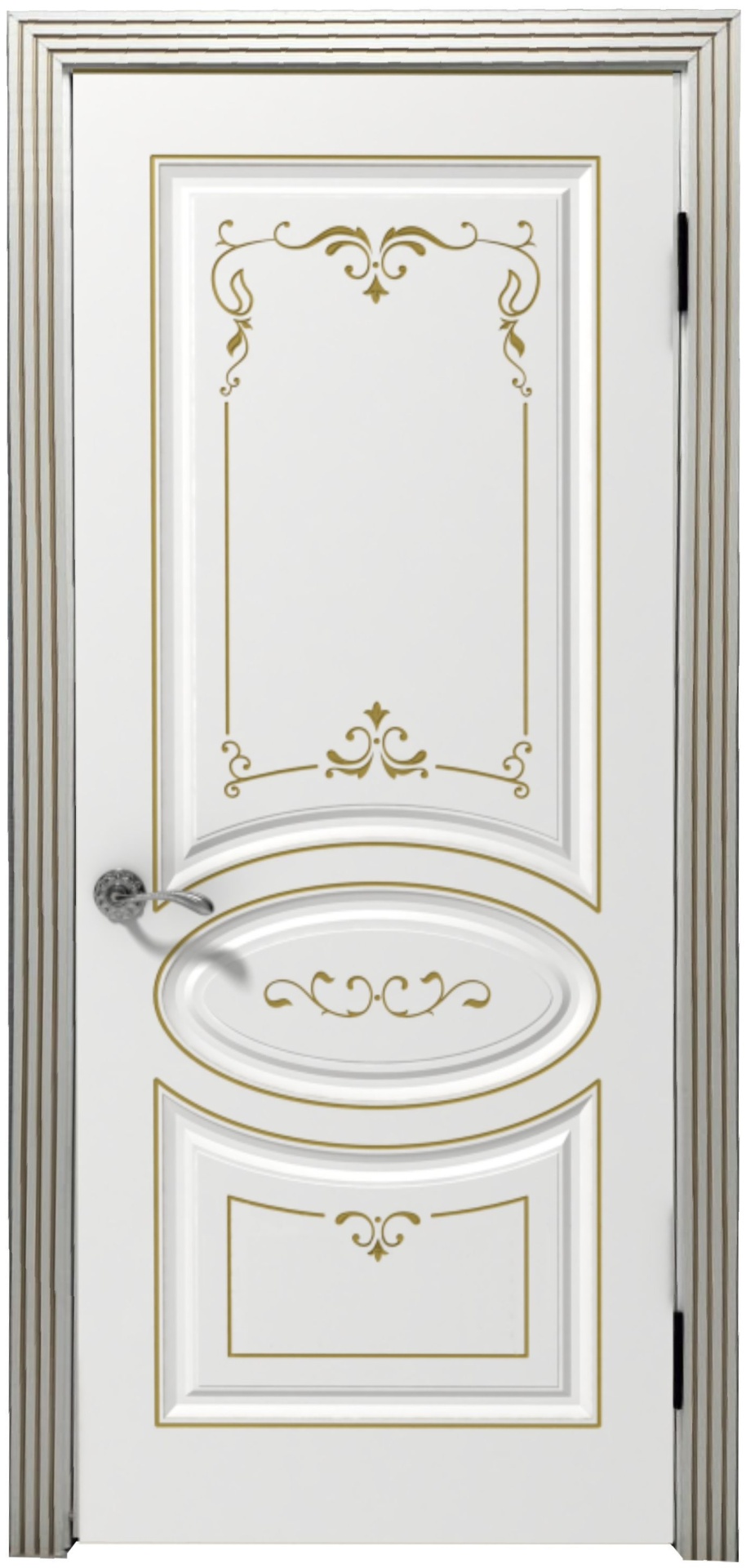 Купить Межкомнатная дверь ALTA DOORS Art Бьянка белая эмаль/ золота ...