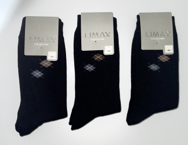 Носки LIMAX 3 пары черный 41-43