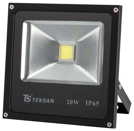 Прожектор на кронштейне TEKLED 20 Вт, холодный белый