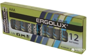 Батарейка AAA Ergolux 12 шт