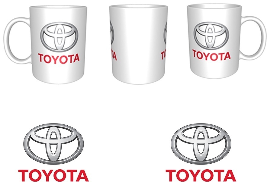 Кружка Торрина «Машина Toyota №2», 250 мл, керамика, 1 шт.