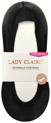 Подследники LADY CLAIRE 1 пара черный 36-40