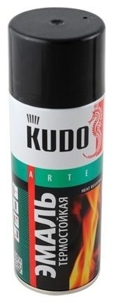 Kudo эмаль Arte KU-5002 тон черный, 520 мл