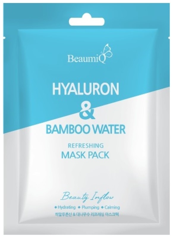 Маска для лица BEAUMIQ тканевая Hyaluron and Bamboo Water 1 шт
