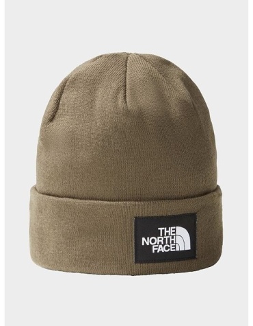 Шапка The North Face размер универсальный, зеленый