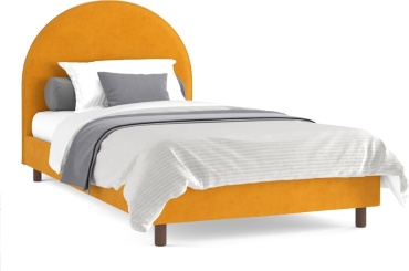 Кровать Hoffmann Alana yellow 100х200 желтый